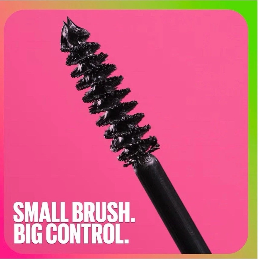 🆕 RESERVED FB Maybelline Lash Curved Brush Mascara Blackest Black - Picture 4 of 14